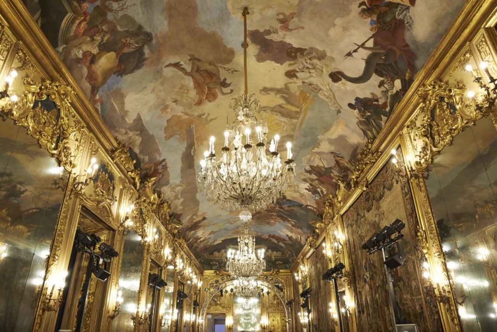 affreschi presenti all'interno del Palazzo Clerici
