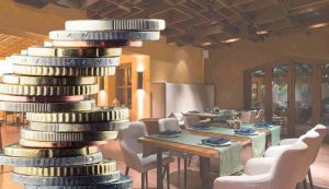 Monete e ristorante